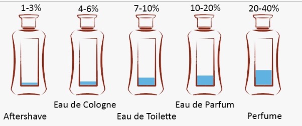 Perfume Concentration Chart